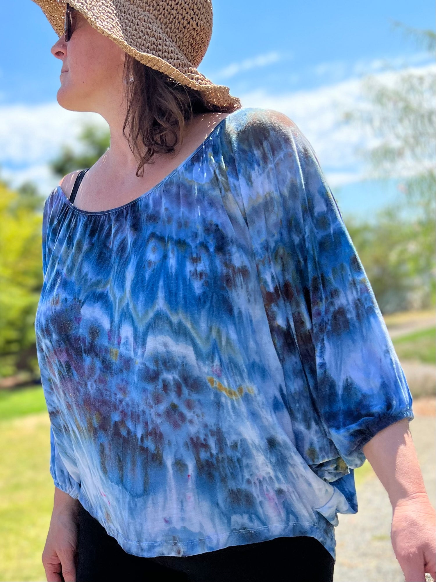 ice dyed wearable art