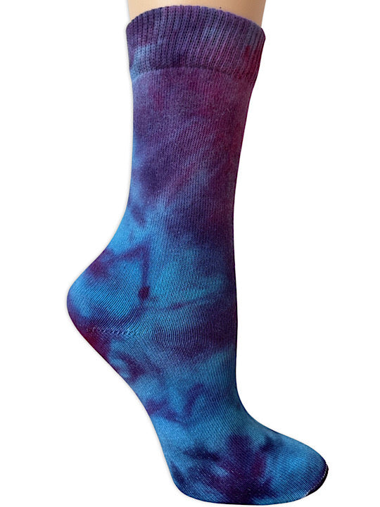 Purple Haze Tie Dye Organic Cotton Crew