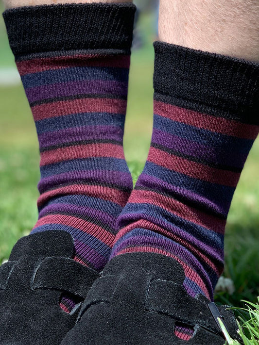 Lilith Striped Crew Socks