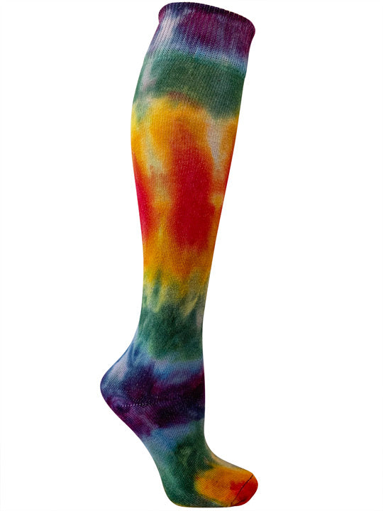 She's A Rainbow Tie Dye Organic Cotton Knee High