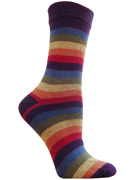 Iris Rainbow Stripe Crew