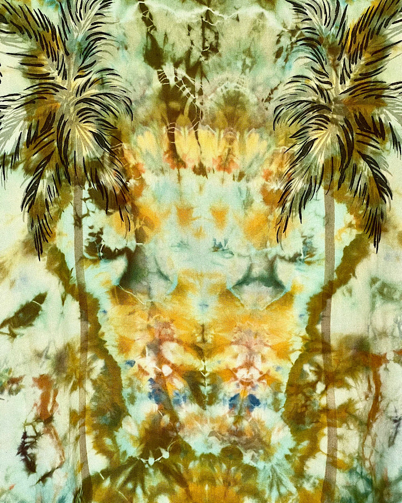 3xl rayon designer Hawaiian Aloha shirt detail