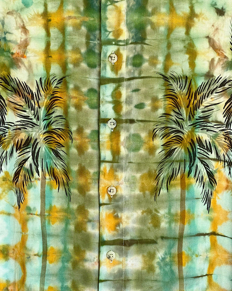 3xl rayon designer Hawaiian Aloha shirt detail