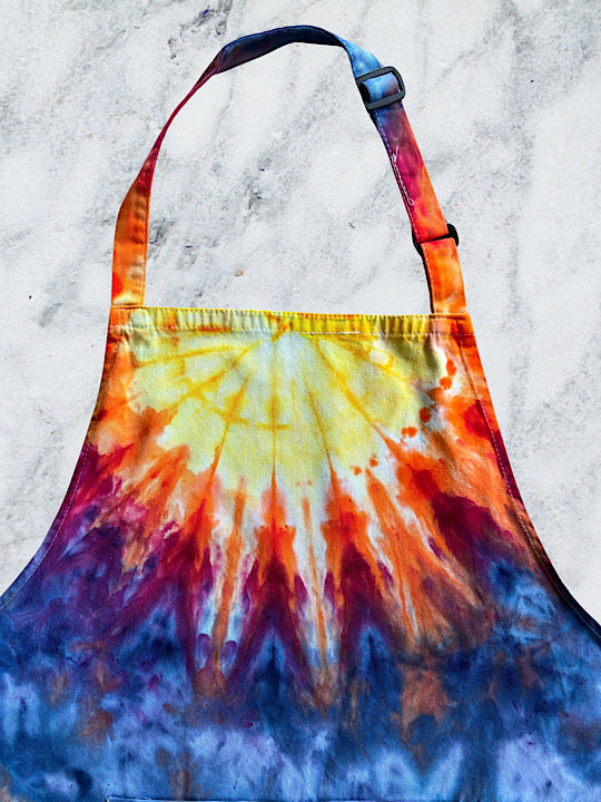 Tie Dyed Apron - Sunrise Preorder