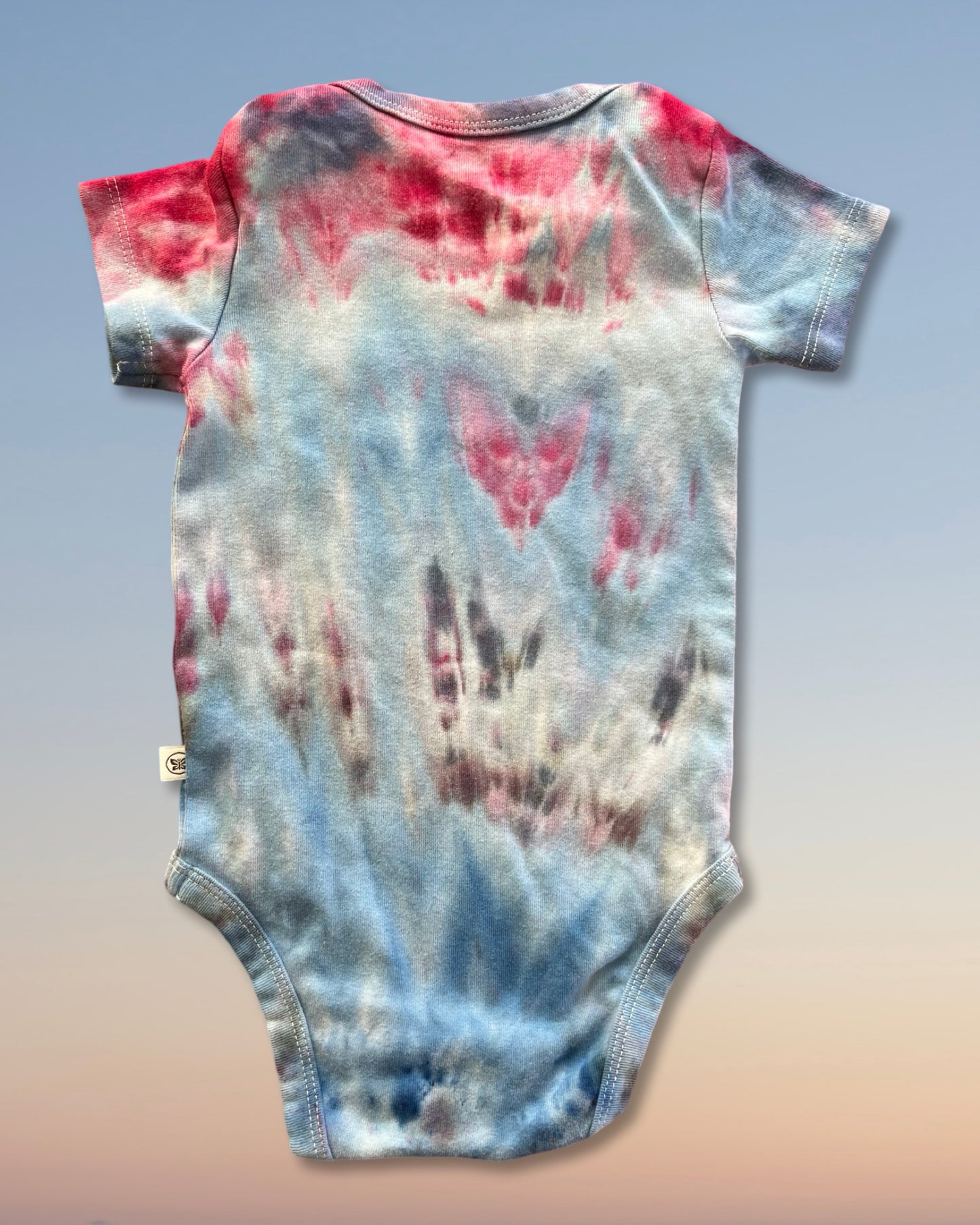 Tie Dye Baby One Piece - Organic Cotton - Cosmic Dust