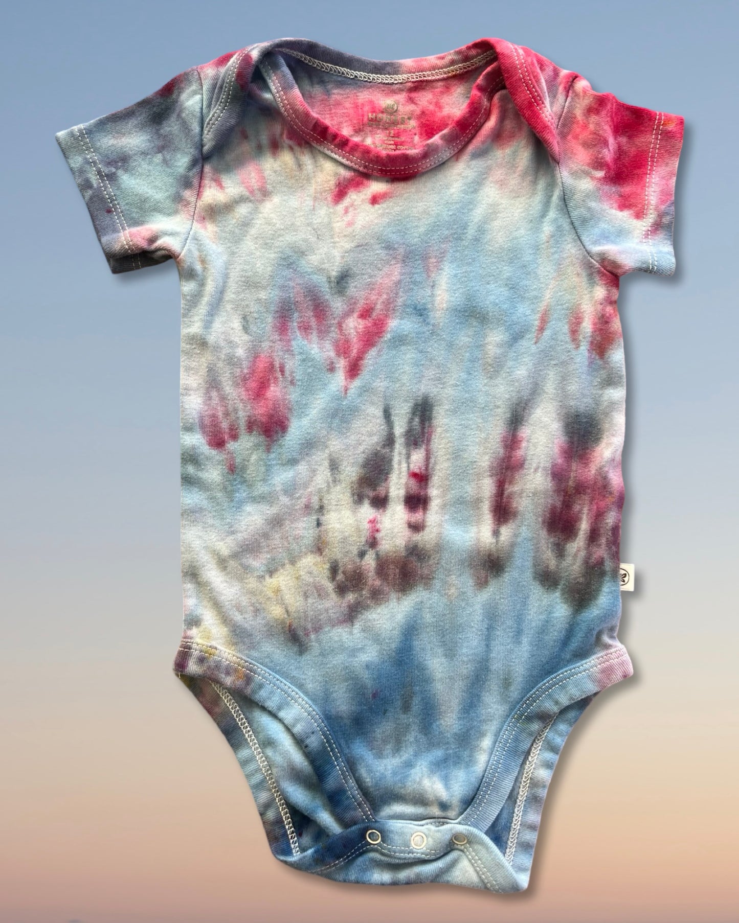 Tie Dye Baby One Piece - Organic Cotton - Cosmic Dust