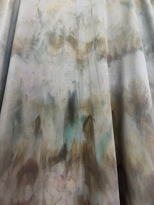Tie Dye Light Weight Cardigan or Beach Cover Up - Simply Sage - One Size