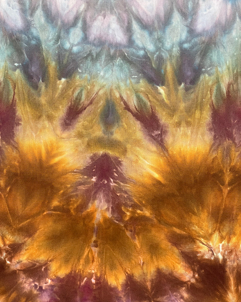 ice dye shirt size large button down detail