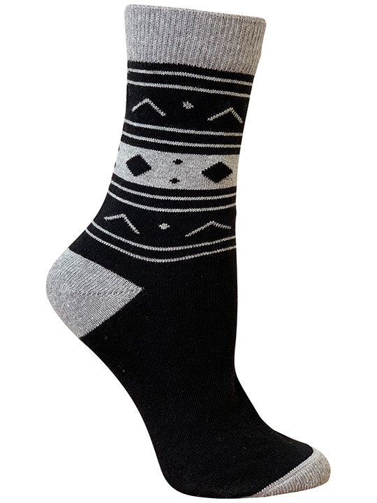 Sedna Ebony Organic Cotton Crew Socks